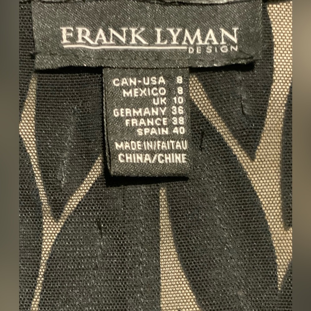 Frank Lyman Leather Leaf Patchwork Jacket - image 6